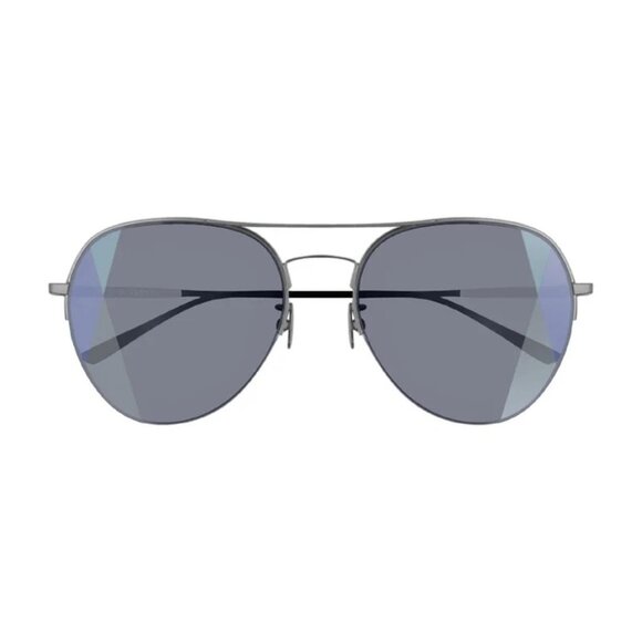 NEW  BOTTEGA VENETA SUNGLASSES GREY AVIATOR MEN EYEWEAR BOTTEGA VENETA - Picture 2 of 3
